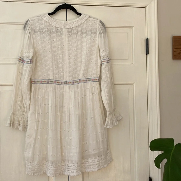 LoveShackFancy Jullian Dress White Eyelet‎ Graduation Bridal Lace Embroidered 4 - Picture 12 of 14